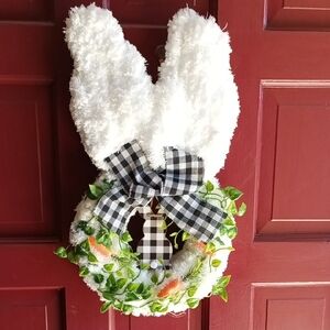 Easter Bunny Wreath Hand Crafted